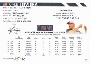 2022 Disc Golf Pro Tour #37 Cale Leiviska Back